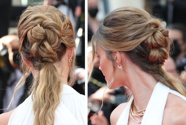 Tuto coiffure : comment copier l'attache bohème du mannequin Noel Capri Berry au Festival de Cannes