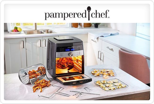5 robots "Deluxe Air Fryer Pampered Chef"  Decoupe-jeuconcours-p