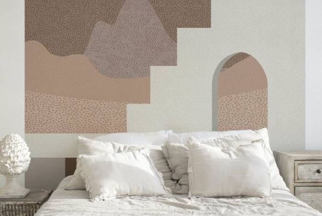 Inspiration déco : choisissez le papier peint comme tête de lit originale