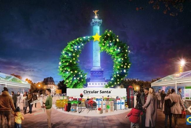 Avec Circular Santa, IKEA organise son premier marché de Noël circulaire et solidaire