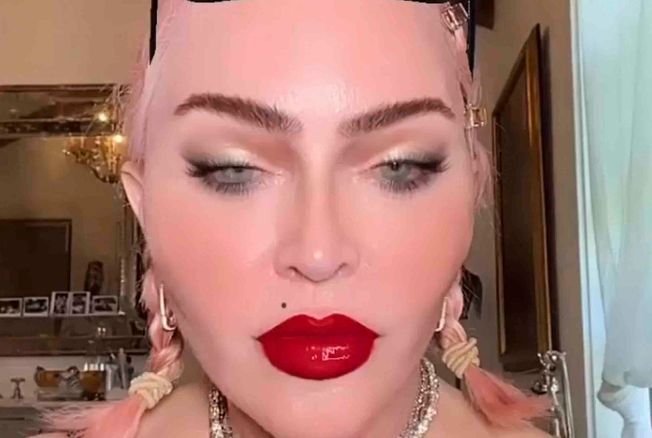 Madonna méconnaissable : blonde, coupe au carré… Elle fait renaître son style des années 90 issu du  Blond Ambition Tour 