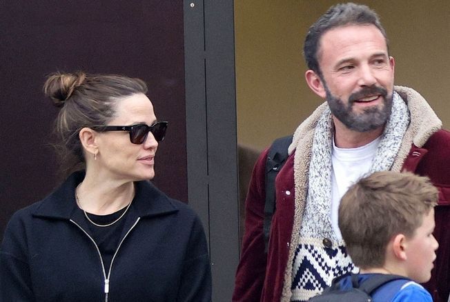 Ben Affleck Jennifer Garner leur fille succombe la boule