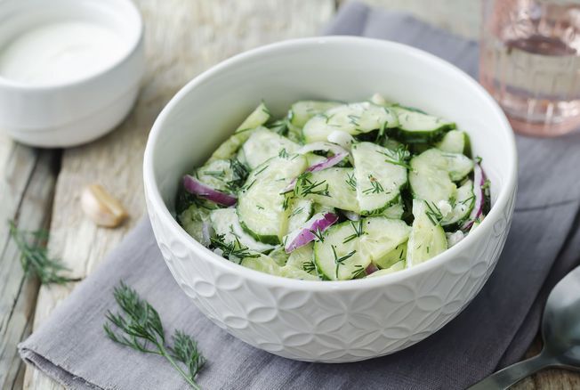 Concombre à la crème, aneth, citron vert et curry de Jean-François Piège-image