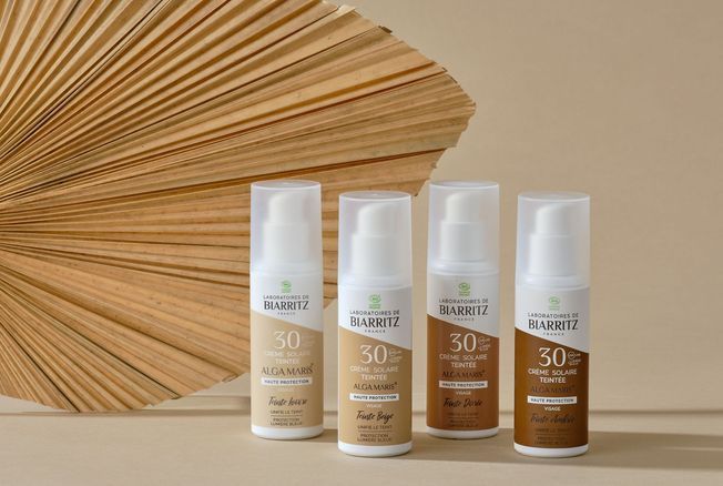 On a testé pour vous la gamme teintée des crèmes solaires des Laboratoires  de Biarritz