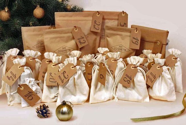 24 Sacs Calendrier De L'Avent à Remplir Yeerain 2024 - DIY Noël Femme Homme