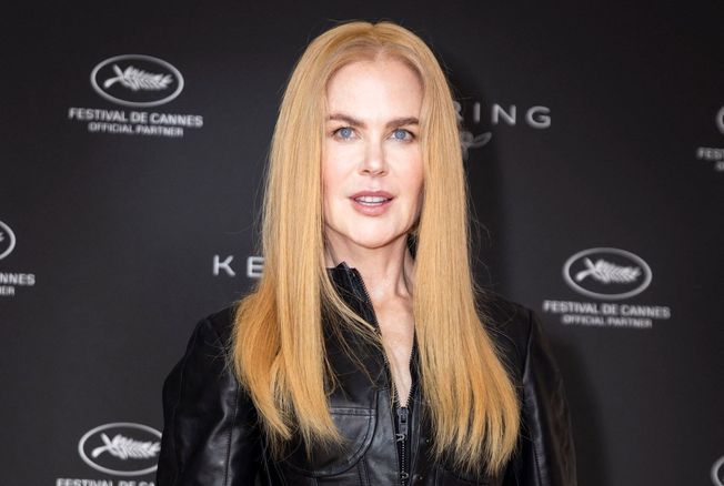 Festival de Cannes 2025 : Nicole Kidman adopte la tendance motocore avec une veste corset en cuir noir