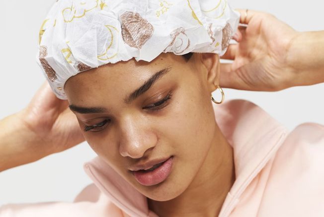 Lot De 100 Charlottes Jetables En Tissu - Bonnets Douche Pour Cheveux - Novago